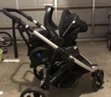 Strider plus Pram and baby capsule 3 piece