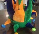 Jester clown costume hats x2