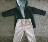 Size 2 Jack & Milly Duffle Coat & Target Slacks