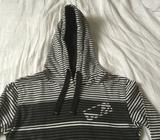 Kids size hoodie with stripes