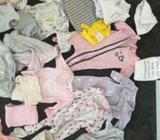 Baby girl clothes size 00000 and 0000