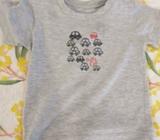 Hush hush grey cotton baby boy cars t shirt size 0 to 1