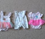 Baby girls size 0000 onesies. $6.00 each. NORTH OF RIVER PICK UP