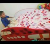 Kids aeroplane bed