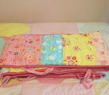 Pottery Barn Kids full size cot bumper