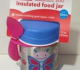 Brand New Skip Hop Insulated Food Jar 325ml - Butterfly