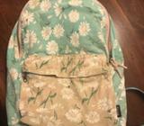 Typo girl's backpack green & pink