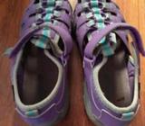 Children's Merrell hydrohiker purple water sandal, EU size 33