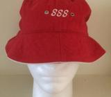 Red Bucket Hat Size 58cm