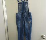 Indie girl denim jumpsuit