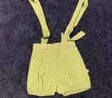 Lacey Lane Pip Suspender Shorts Size 4 EUC