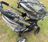 i-candy 'peach 2' double pram