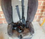 Booster seat with harness