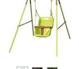 Baby Swing on stand Green