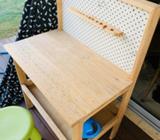 Kids wood tool bench