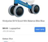 kindywise balance bike
