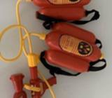 Fireman water guns with backpack
