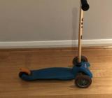 Mini micro scooter with scooter seat attachment and replacement board