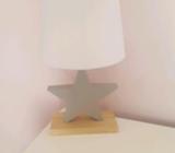 White and grey Kids lamp