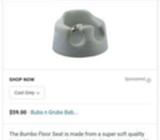 Bimbo baby floor seat