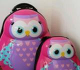 Girls suitcase and backpack