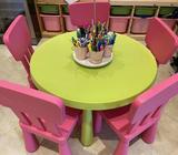 IKEA Mammut Children's Table and Five Chairs