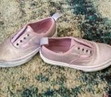 Girls pink glittery Vans