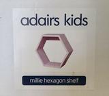 (New) ADAIRS Kids - Millie Hexagon Shelf (Pink)