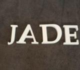 Letters children's room Jade name