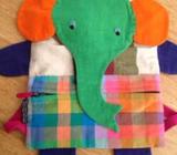Elephant backpack by Barbara Sansoni handmade