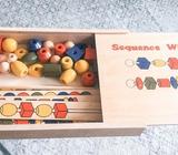 Sequence with beads educational activity
