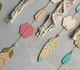 Wall deco kid bedroom macrame