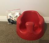 Bumbo seat with belt