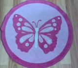 Pink and Purple Butterfly Mat