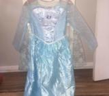 Elsa from Frozen, Belle, Rapunzel, tinkerbell, and a fairy costume