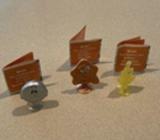 Stickeez Buster Burger, Connor Corn and Ella Egg Rare Fresh Friends