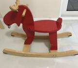 Wooden Rocking Deer