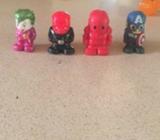 Four marvel, avengers and dc ooshies