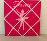 Pink Dance pin board