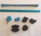 Smiggles Blue and Black Stationery