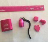Smiggles Pink Stationery including Torch