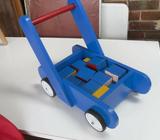 TODDLER WALKER - FULL OF BRIGHT BLOCKS