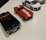 Chevrolet chevelle, Audi R8,ac cobra,Chevrolet corvette