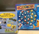 Opposite Cards/Gone Fishing Game- Brand New