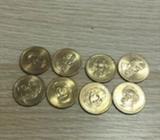 8 US Presidential 1 Dollar Coins
