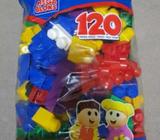 Mega Bloks 120 pieces & Carry Bag