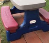 Little tikes table. Text only