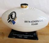Collingwood Magpies RARE Memorabilia 1992 Tawny Port in Porcelain Ball