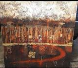 Large Textured Artwork