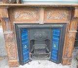 Cast iron fire place x 3